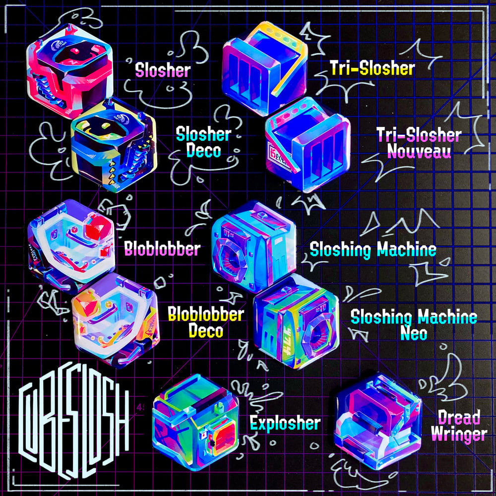 Cube Slosher Buttons