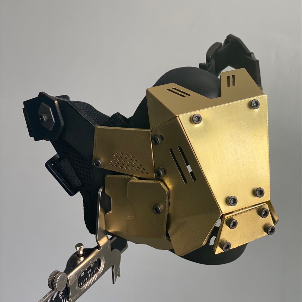 Image of Brass Tactical Half Mask • Boyd ⚙️ Designs
