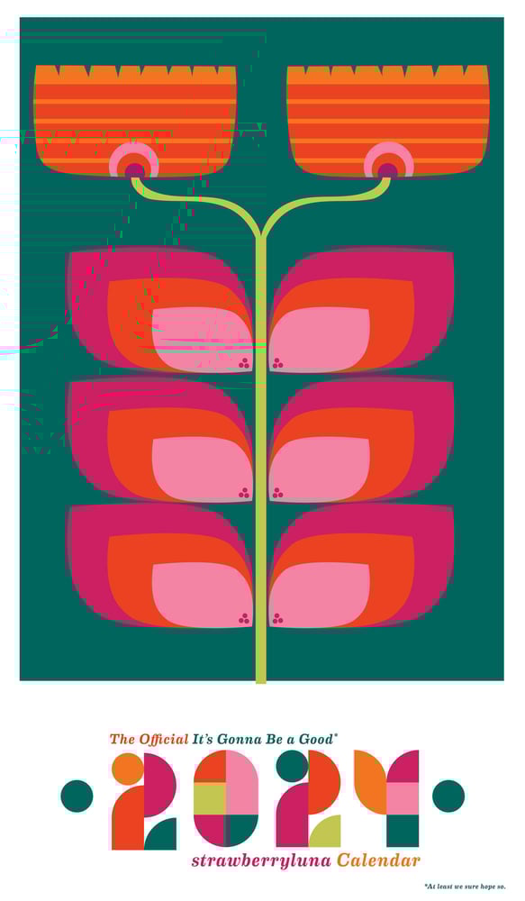 Image of 2024 strawberryluna Illustrated Wall Calendar