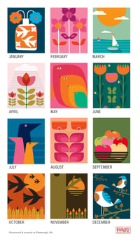 Image 5 of 2024 strawberryluna Illustrated Wall Calendar - SOLD OUT