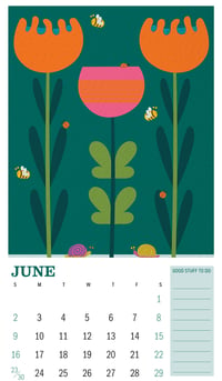 Image 3 of 2024 strawberryluna Illustrated Wall Calendar - SOLD OUT