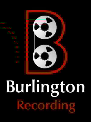 Image of Burlington Recording 10.5" x 1/4" Cardboard Sleeve Storage Box for Reel To Reel Tape on Pancake/ Hub