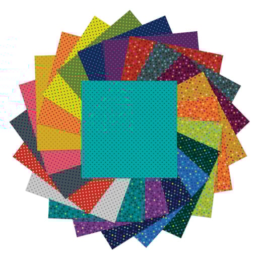 Dazzle Dots Layer Cake 10" x 10" Squares