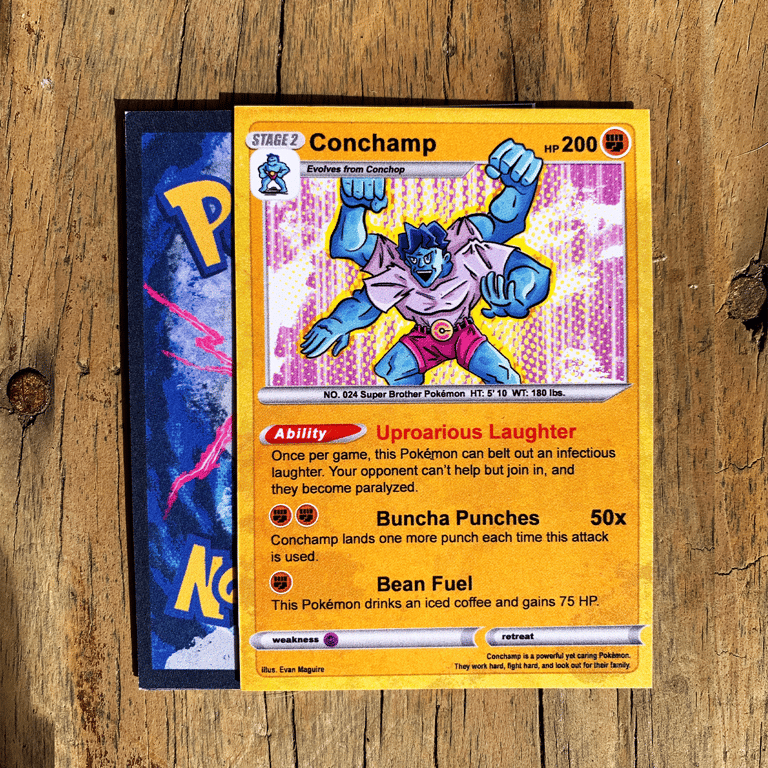 Custom Monster Trading Card Image 2