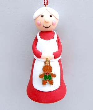 Image of 🤶🏻🤶🏽🤶🏿❤️ Mrs. Claus Ornament❤️🤶🏿🤶🏽🤶🏻