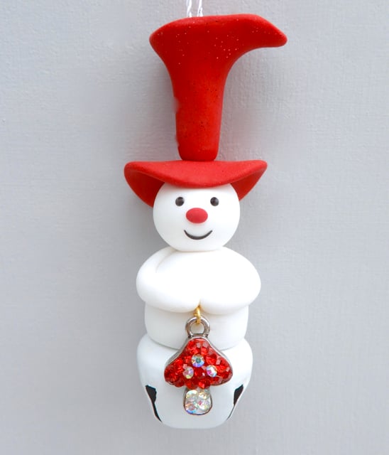 Image of 🍄⛄️New 2023 Lucky Mushroom  Jingle Snowmen - Limited Edition⛄️🍄