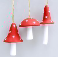 Image 1 of 🍄  Glittery Mushroom with Crystal Accents - 3 Styles to Choose From🍄