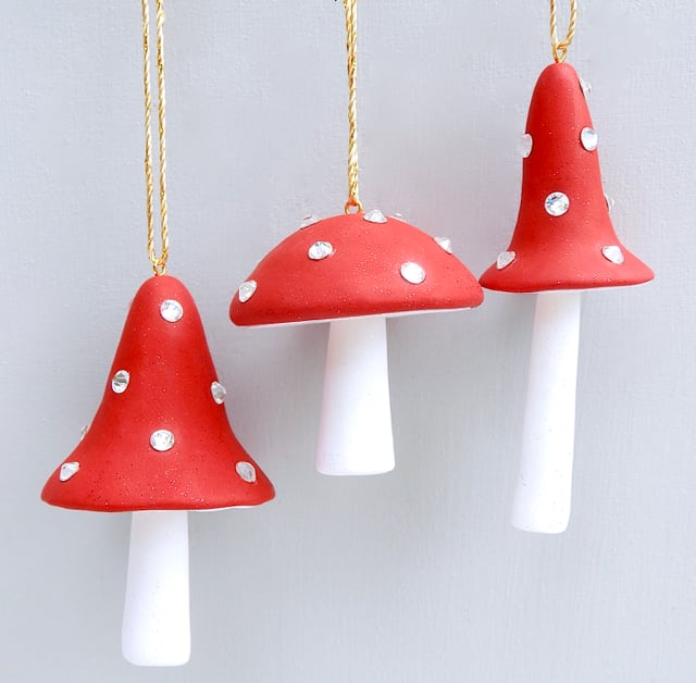 Image of 💖🍄💙New 2023 Mini Glittery Mushroom with Crystal Accents - 3 Styles to Choose From🍄