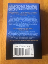 Image 2 of Anne Rice "Merrick" Mass Market Paperback