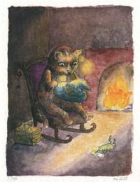 Image 2 of "Mending Old Friends" - Limited Edition Art Print