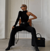 One Sleeve Turtleneck Bodysuit 