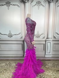 Image 3 of Linda Feather Dress