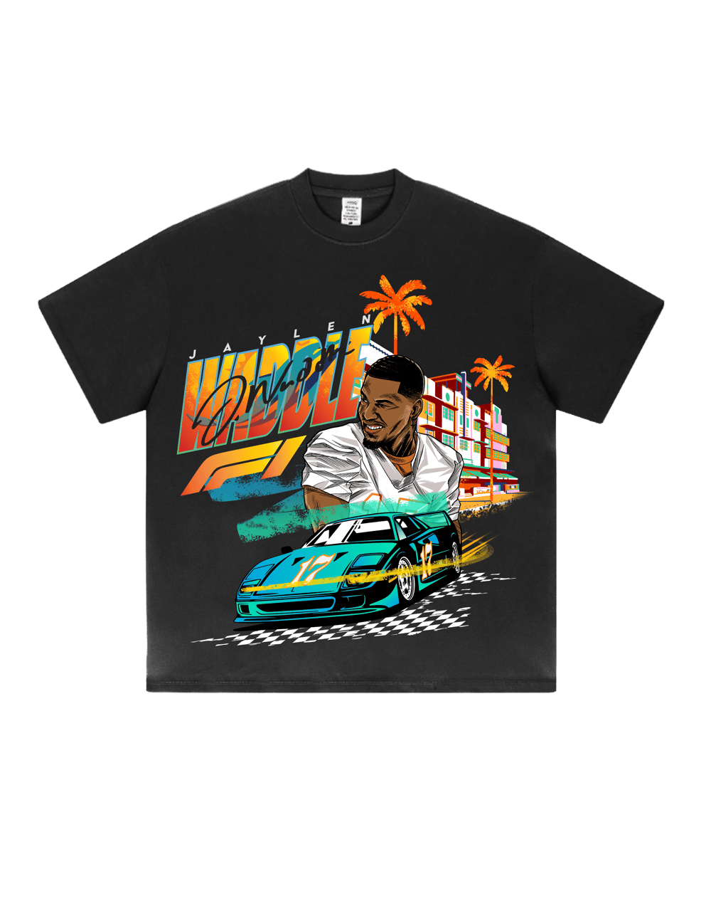 Image of J-Dubb Faster than F1 90's Inspired Tshirt