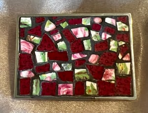 Image of 'Christmas Stocking' Statuesque 149  Mosaic Belt Buckle