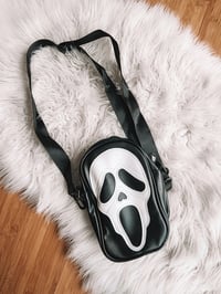 Ghost face mask purse