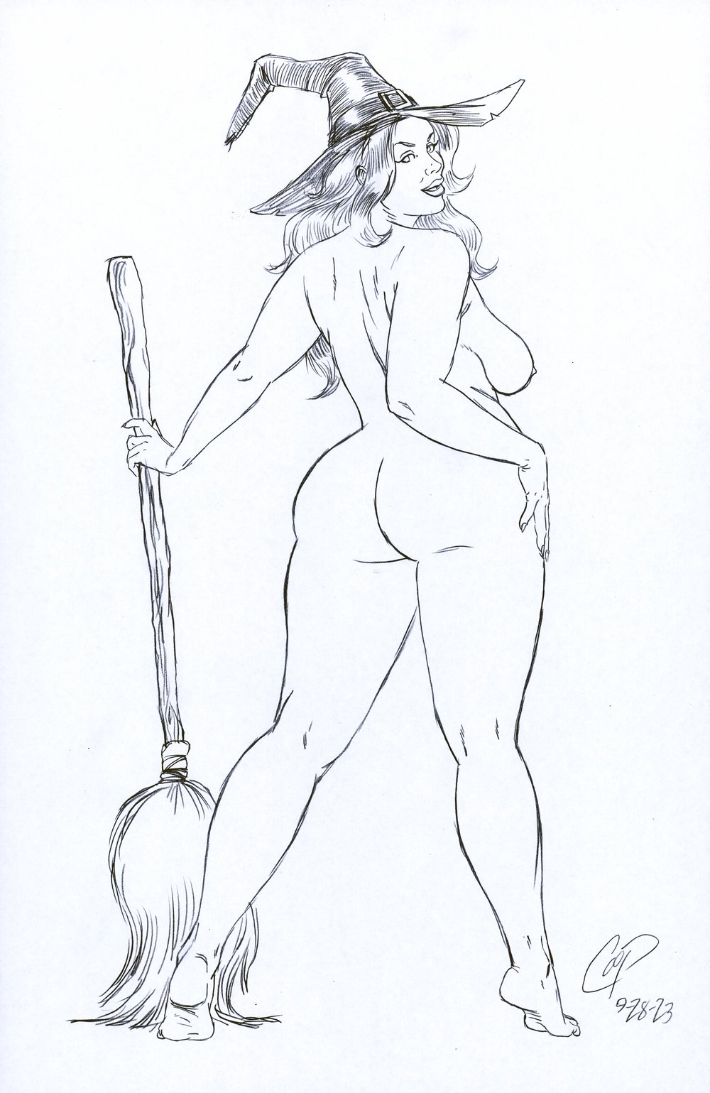 Image of BIG WITCH Original sketch