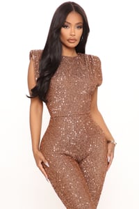 Image 3 of Sparkle Sequin Jumpsuit