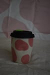 Pink Cowie To Go Thumb Cup - A27 16oz