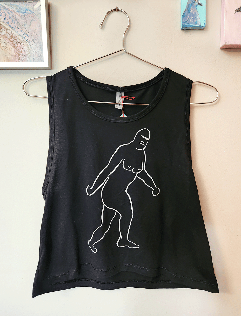 Image of Big Titty Bigfoot X-Files Femme Crop Tank