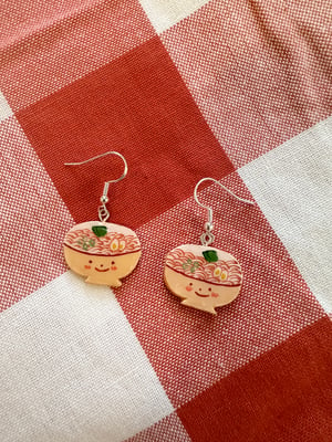 Ramen Bowl Earrings