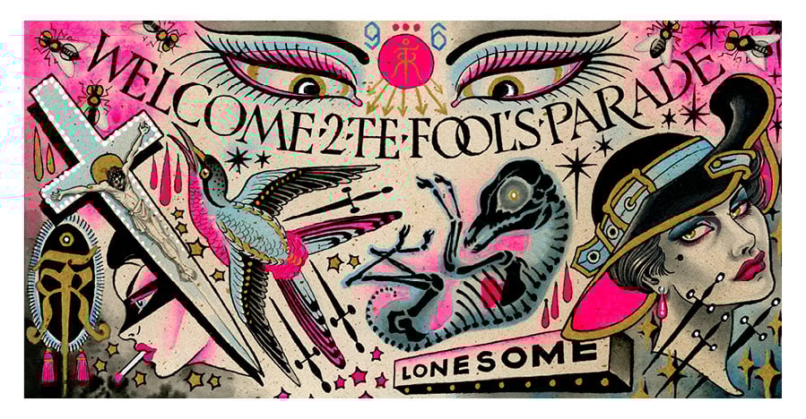 Image of FOOLS PARADE large print