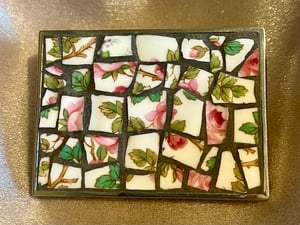 Image of 'Dogwood' Statuesque 107 Mosaic Belt Buckle