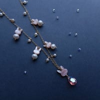 Image 4 of Pink Mini Rabbit Choker Necklace | LNY Rabbit Collection