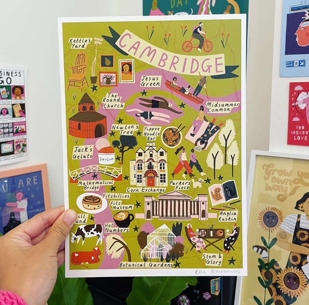 Image of *SUPER SECONDS* Cambridge map 