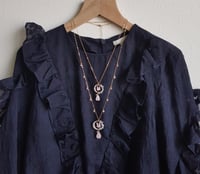 Image 5 of Medium Rabbit Sakura Petal Necklace | LNY Rabbit Collection