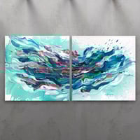 Image 1 of 'Tempestas' diptych - PRINT