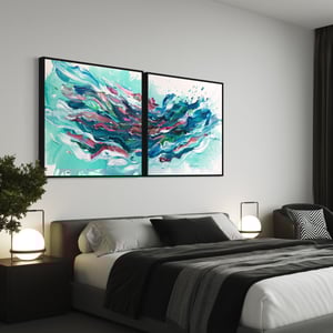 Image of 'Tempestas' diptych - PRINT