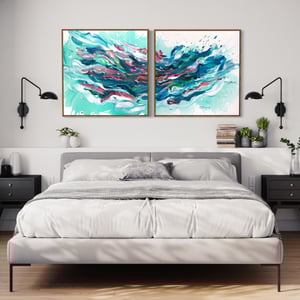 Image of 'Tempestas' diptych - PRINT