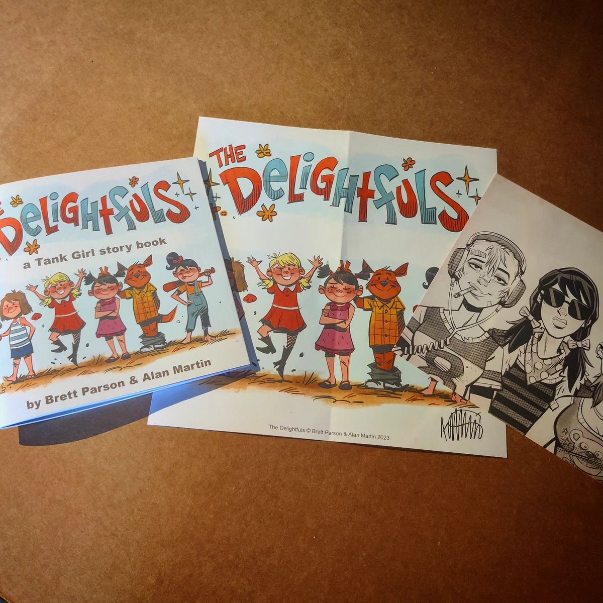 Image of THE DELIGHTFULS - A TANK GIRL CHILDREN'S STORY BOOK