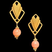 Image 4 of PLISSÉ SILHOUETTE Earring with Pearl