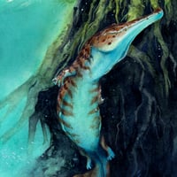 Image 3 of Prionosuchus - Original Painting