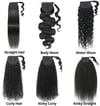 120g  Cambodian donor Hair Drawstring or Wrap Ponytail for Black Women