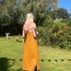 Long Mustard Every Dress ~ S 