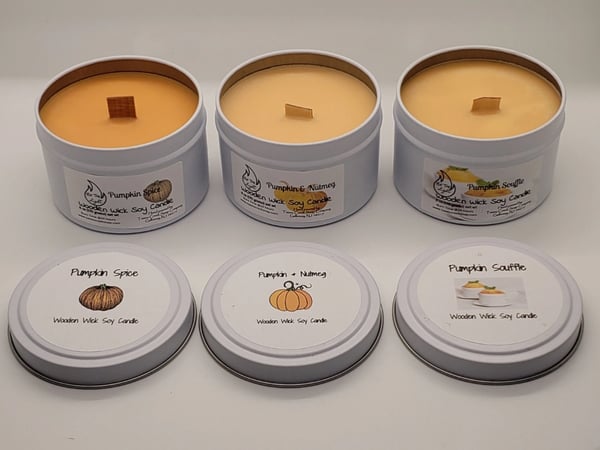 Image of Wooden Wick Soy Candles 