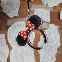 Image of Minnie Ears Keychain / Tree Decor