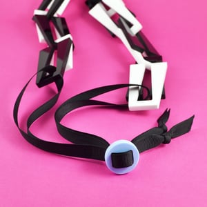 Image of Chunky Monochrome Chain Necklace