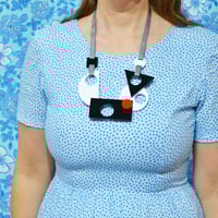 Image 3 of Chunky Monochrome Geo Necklace