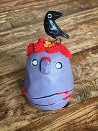 Image 1 of Boulder Troll with Crow friend