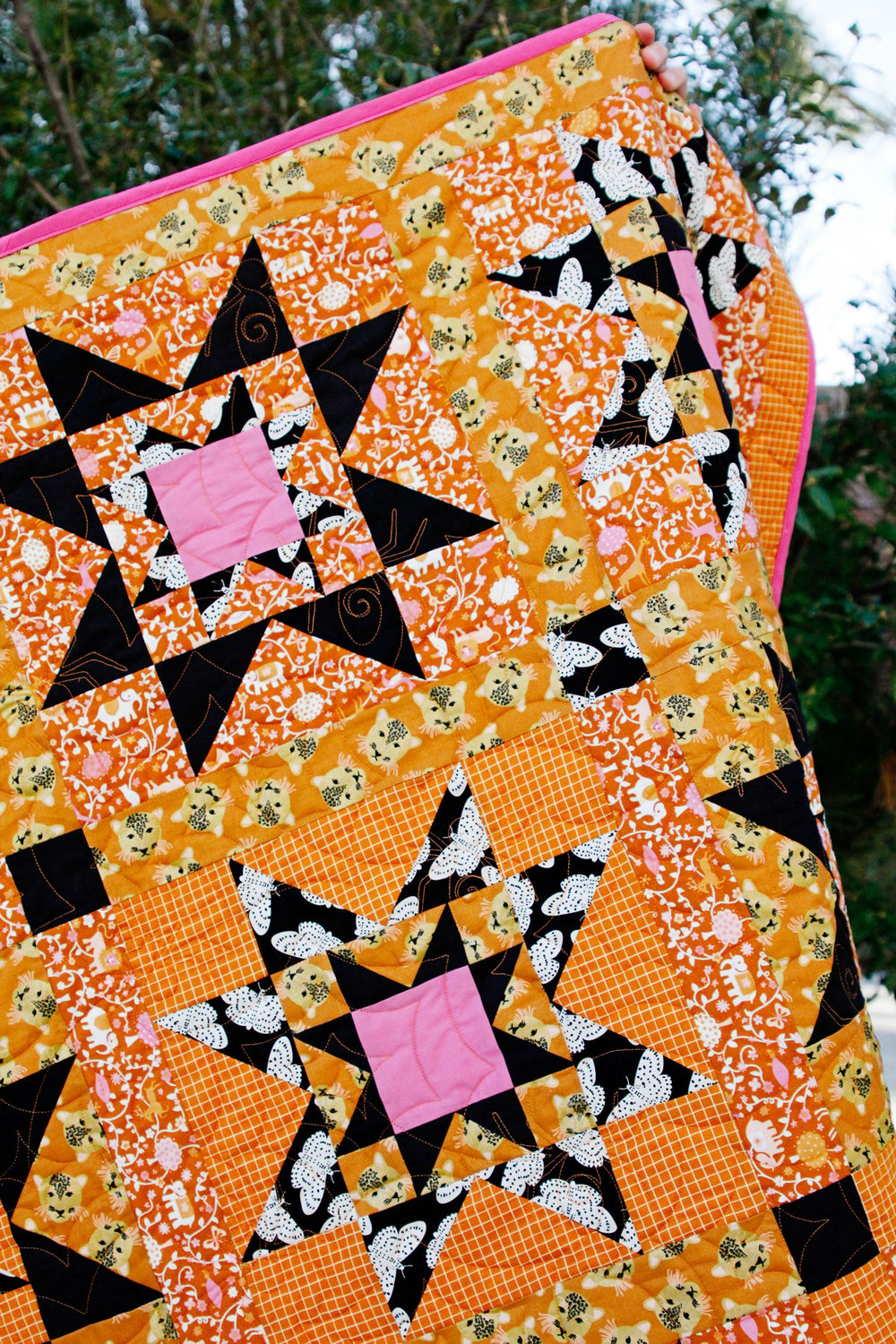 Image of the CORA quilt Pattern PDF