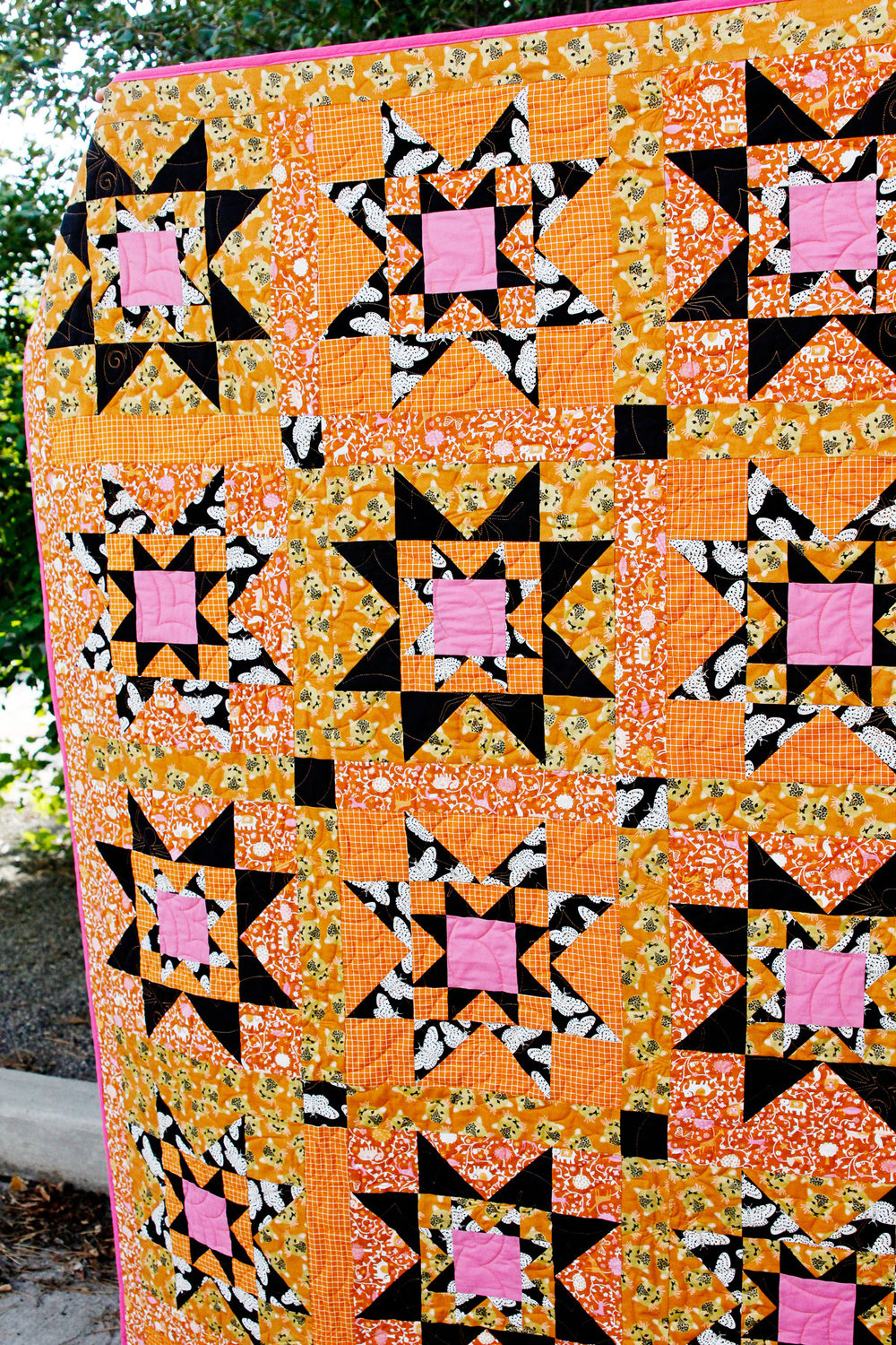 Image of the CORA quilt Pattern PDF