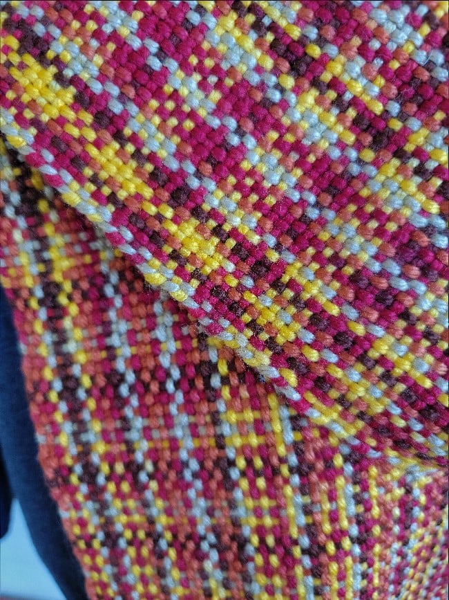 Image of Autumn Fire, Handwoven Scarf