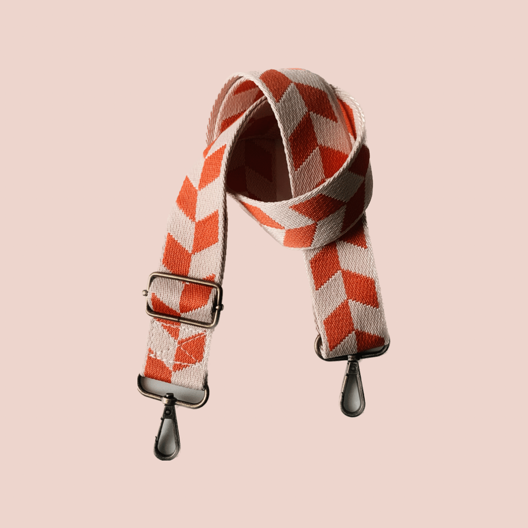 Image of Finished Strap | Coral Chevron