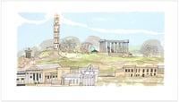 Calton Hill Screen Print