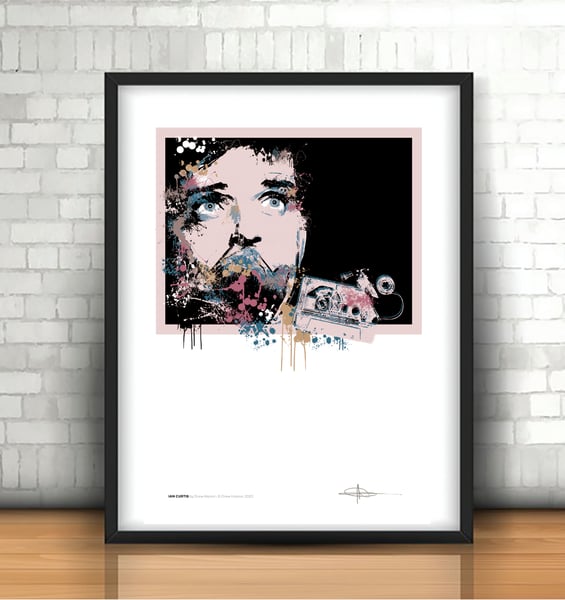 Image of Ian Curtis A3 Art Print