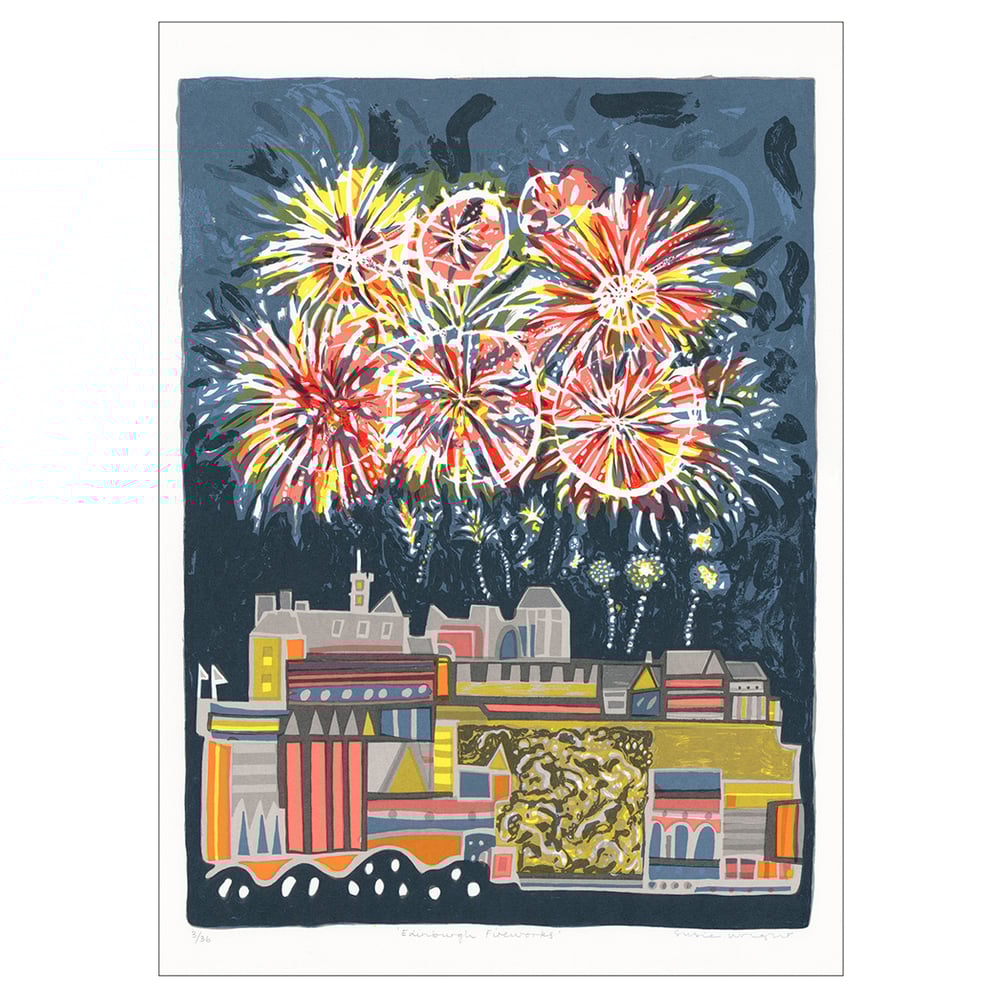 Image of Edinburgh Castle Fireworks