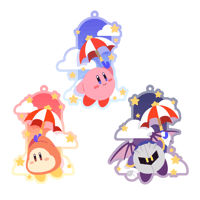 Image 2 of Kirby Parasol Keychains